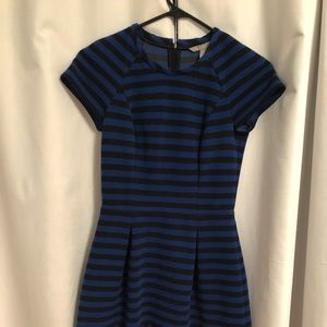 Banana Republic black and blue dress